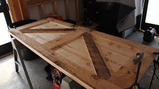 How To Build A Board and Batten Door [upl. by Vinni]