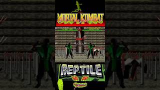 MortalKombat ArcadeEdition21 Reptile ReptileVSReptilecpu Genesis [upl. by Tanah634]