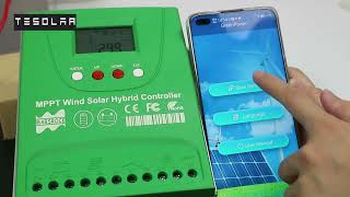 Wind and Solar Hybrid Controller Bluetooth MPPT 12V 24V 48V Max 3000W [upl. by Enohs418]