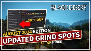 Important Grind Spots for Silver amp EXP for ALL AP Levels  August 2024 Edition  Black Desert [upl. by Kelsey]