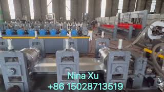 a professional manufacturer of door frame forming machine to process the order of steel door frame [upl. by Amalbena396]