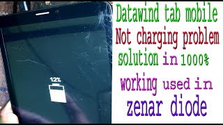 Datawind Tab Not charging problem solution in 1000 working [upl. by Farly]