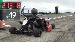 IS THIS THE FASTEST GOKART IN THE WORLD 170HP SUPERKART [upl. by Almita]