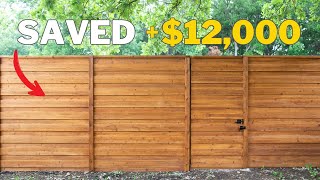 Paying to have a new fence built is expensive Do this instead [upl. by Papke551]