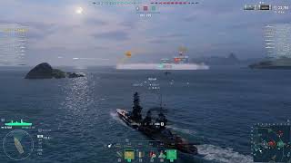 World of Warships  Fuso  Top Tier  Barely A Scratch amp 3 Kills [upl. by Ahsakal]