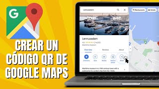 Cómo CREAR Un Código QR De Ubicación GOOGLE MAPS  Hacer Código QR De GOOGPLE MAPS [upl. by Imeaj]