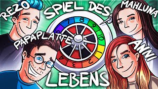 Wir spielen Spiel des Lebens mit Anni Rezo amp Mahluna [upl. by Cirdla]