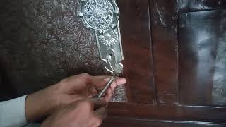 how to open safe Almirah Lock without of keyhow to open Safe Almari lock100 working Trick [upl. by Oravla]