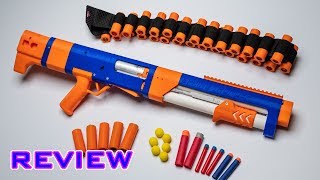 REVIEW Spring Thunder  SUPER COOL NERF SHOTGUN [upl. by Faustena346]