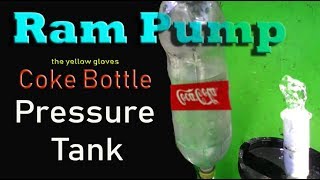 how to make ram pump pressure tank with coke bottle [upl. by Aniuqal]