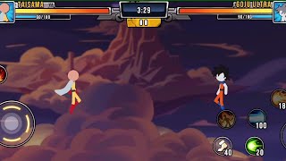 SAITAMA VS GOKU ULTRA INSTINCT LMAO 😂  SUPER STICKMAN DRAGON WARRIORS GAMEPLAY [upl. by Fillander332]