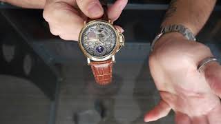 Tufina Theorema Casablanca Skeleton automatic watch review [upl. by Thordia995]