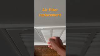 Home Air Filter Replacement airfilter cleanair 2024 [upl. by Khorma]