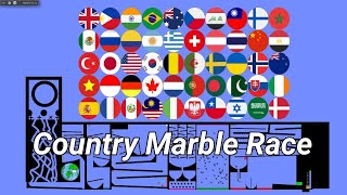 Country Marble Race in Algodoo 50 Countries and 1 Winner Pick Your Country  Marble Race Lover🌍 [upl. by Gena741]