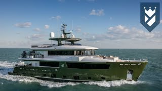 Cantiere delle Marche 111 Explorer Yacht Walk Through Video [upl. by Mailiw]