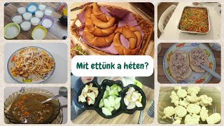 Mit ettünk a héten 24 november [upl. by Aekal]