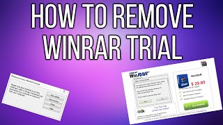 How to remove WinRAR Trial Period in under 2 minutes [upl. by Aitetel]