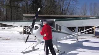 Maine Ski Flying in Winter [upl. by Shore257]