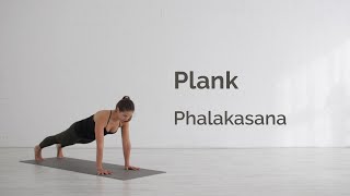 Plank Pose Phalakasana Tutorial [upl. by Jutta]