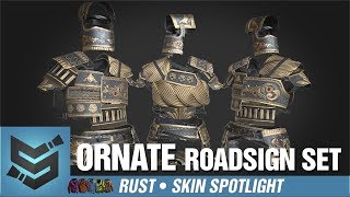 Rust Skin Spotlight • Ornate Roadsign Set Helmet Vest Pants [upl. by Maxma]