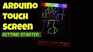 Arduino TFT LCD Touch Screen Tutorial 35 Inch 480x320 [upl. by Marder]