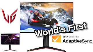 LG 27GP950 Worlds First AdaptiveSync Certification LG 27GP850 Monitors [upl. by Ylime]