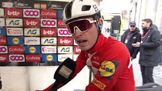 Mattias Skjelmose  Interview at the start  La Flèche Wallonne 2024 [upl. by Darwin800]