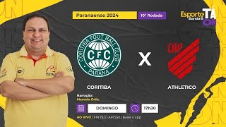 AO VIVO  CORITIBA x ATHLETICO 1802 [upl. by Nibbs]