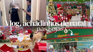 VLOG achadinhos e comprinhas de natal nas lojas G [upl. by Atinihc]