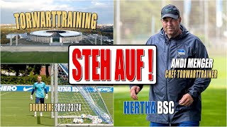 HERTHA BSC  TORWARTTRAINING  STEH AUF [upl. by Burwell]