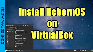 How to Install RebornOS on VirtualBox  Linux distribution based on Arch Linux [upl. by Adams]