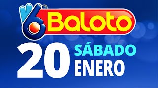 Resultado del Baloto del Sábado 20 de Enero de 2024 Ganador 😱🤑💰💵 [upl. by Whitcomb292]