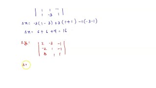 Use Cramers Rule to solve the system of linear equations if possible  14 x12… [upl. by Ettolrahs143]