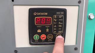 How to configure Datakom DKG105 without laptop Genset Tech datakom DKG105 controller [upl. by Berkley]