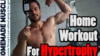 Home Workout for Mass hypertrophy [upl. by Aohsoj]