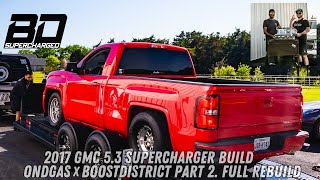 Beto ondgas picking up his GMC Sierra Supercharged project EP3 quotBoostDistrict Sierraquot [upl. by Noiroc]