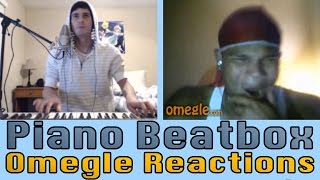 RUNNING MAN CHALLENGE ON OMEGLE  Piano Beatbox Reactions [upl. by Niajneb126]