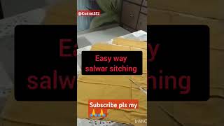 Salwar cutting is a very easy method shorttoday silai shortvideo youtube short viral [upl. by Garlinda]