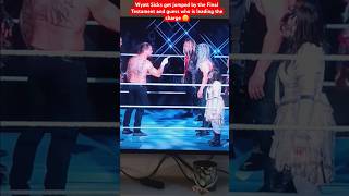 Wyatt Sicks is jumped by the Final Testament whos leading the charge 😲 final sports raw react [upl. by Solitta]