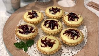 Blueberry Cheese Tart 蓝莓芝士挞 [upl. by Arihsay237]