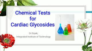 Chemical Tests for Cardiac Glycosides animated [upl. by Ymma]