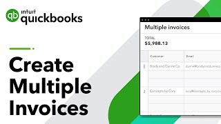 How to Create Multiple Invoices in QBO Advanced  QuickBooks [upl. by Cinnamon]