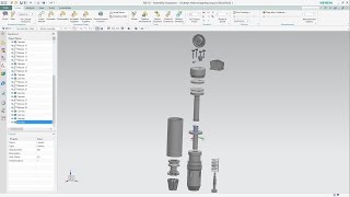 SIEMENS NX 10  ASSEMBLY SEQUENCE [upl. by Halsey]