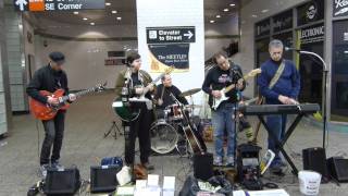 NYC street artists IX  The Meetles Beatles covers playing Sgt Peppers  A Day in the Life [upl. by Riha]