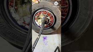 Electric bike ki motor repair trending shorts viralvideo electricbike electric viralshorts [upl. by Ahsennek]