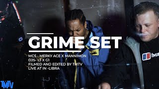 Merky ACE x Mannimon  DJ G1 x LJ  Grime Set TMTVPR [upl. by Diad212]