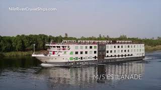 MS Esplanade Nile Cruise LuxorAswanLuxor  NileRiverCruiseShipscom [upl. by Saretta]