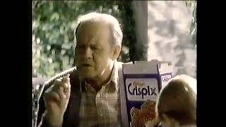 Commercial  Kelloggs Crispix Cereal 1987 [upl. by Oimetra223]