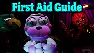 First Aid Pig Patch Lefty amp Scrap Baby Guide and Walkthrough FNAF Help Wanted 2 [upl. by Onder]