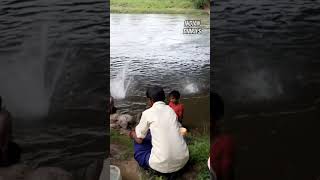 Village Aunties Cleaning clothes explore 4K💙 shorts india travel women aunty river viral [upl. by Adnovaj629]